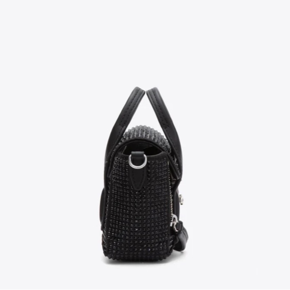 Black Studded Pashli Nano Satchel - Picture 4 of 5